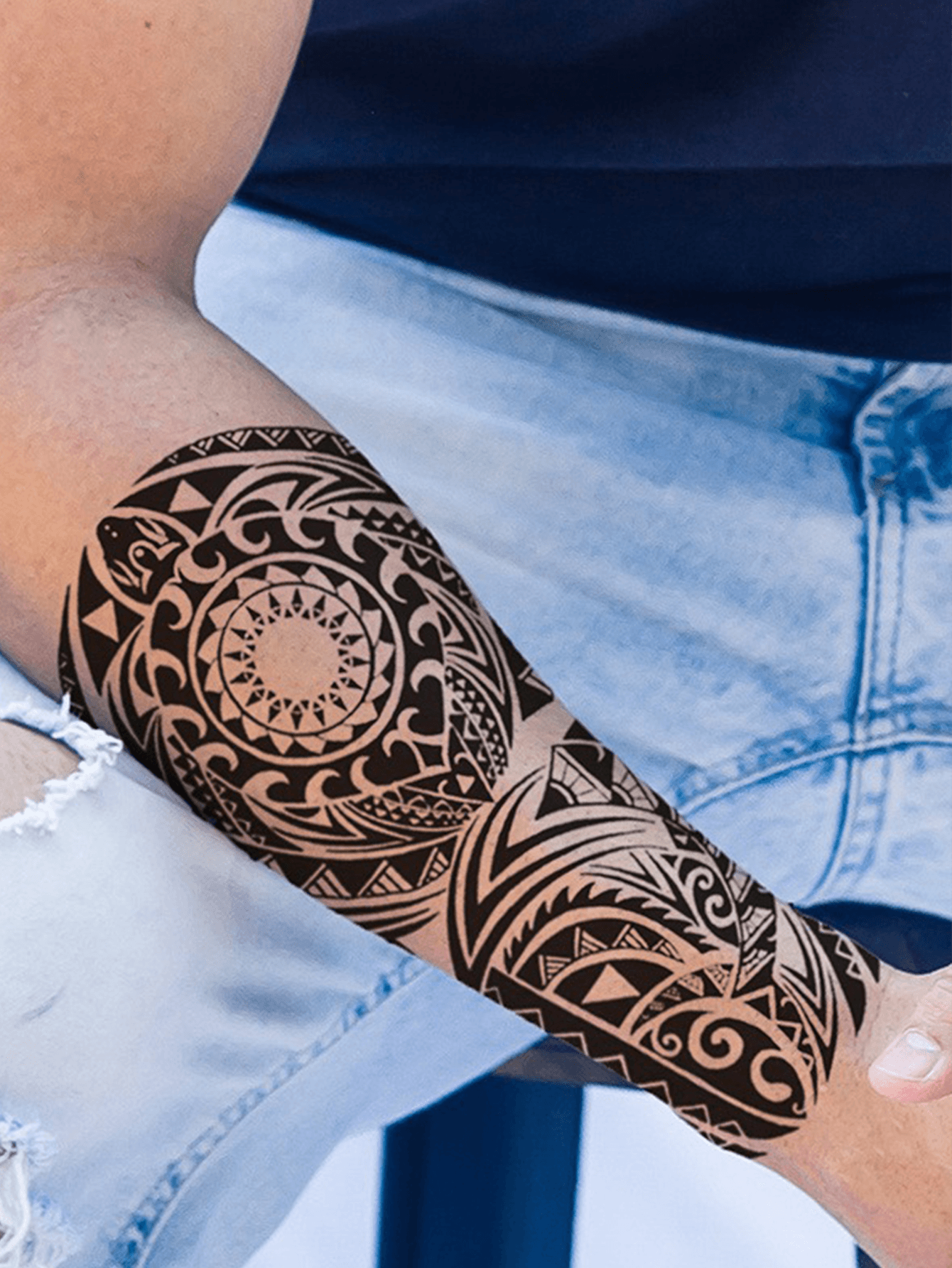 Tribal Men’s Temporary Tattoo Sticker